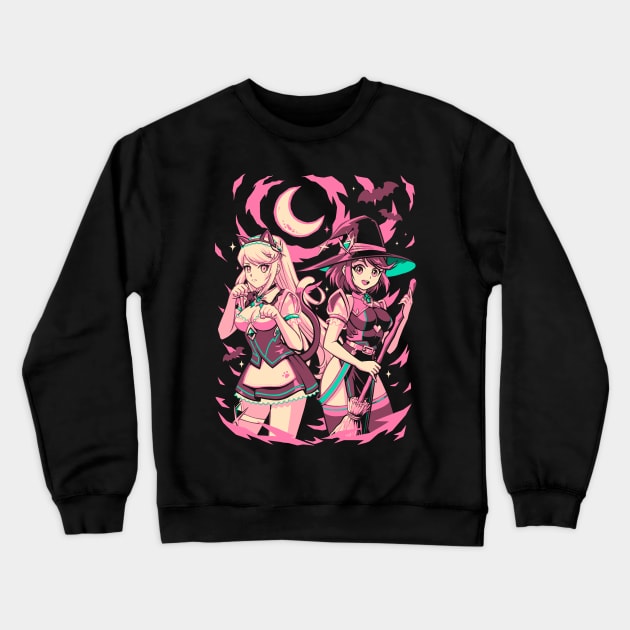 Halloween Dressup Crewneck Sweatshirt by Pixeleyebat